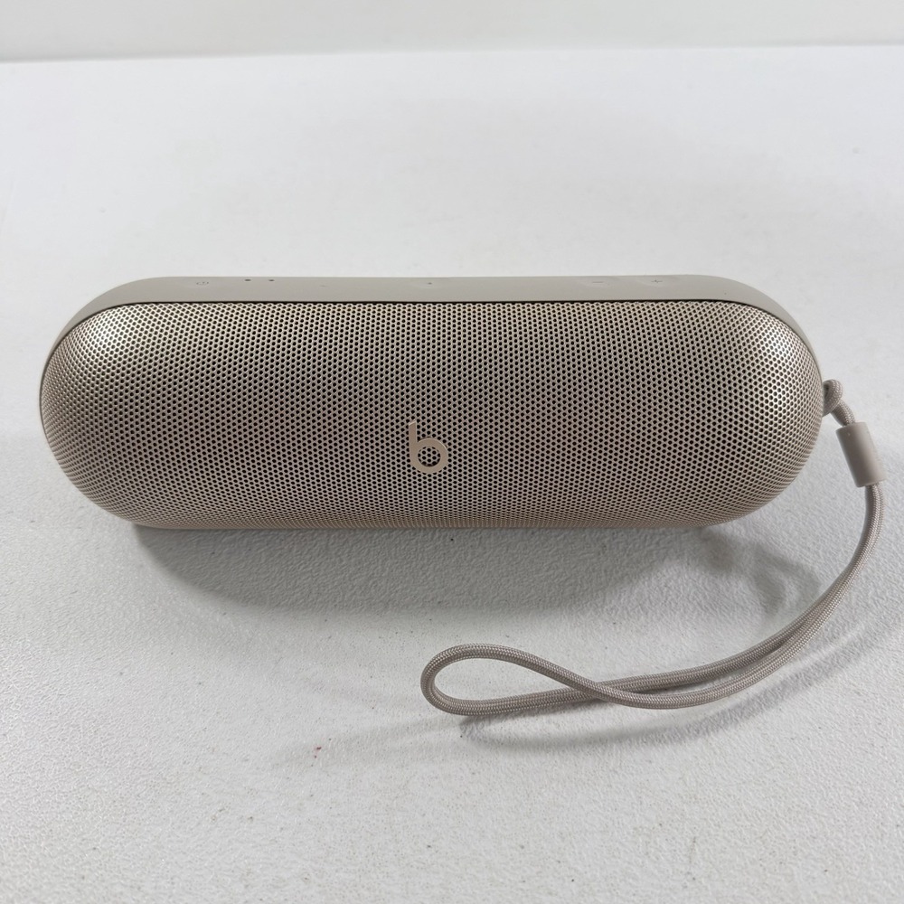 Beats Pill A3211 Wireless Bluetooth Speaker Portable Champagne Gold TESTED